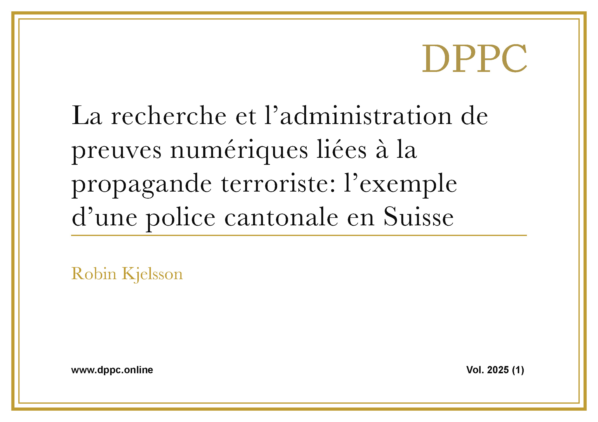 Cover page with PDF